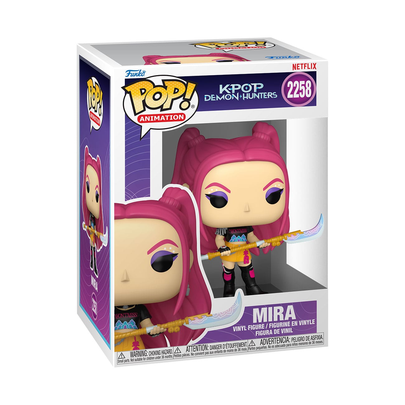 KPop Demon Hunters - Mirai, POP! Animation Vinyl Figure 9 cm