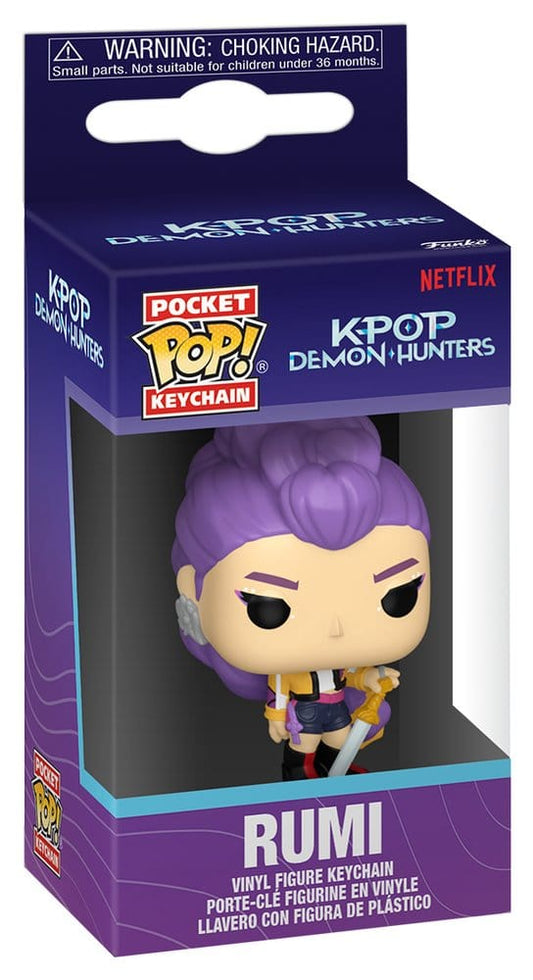 KPop Demon Hunters - Rumi, POP! Vinyl Keychain 4 cm
