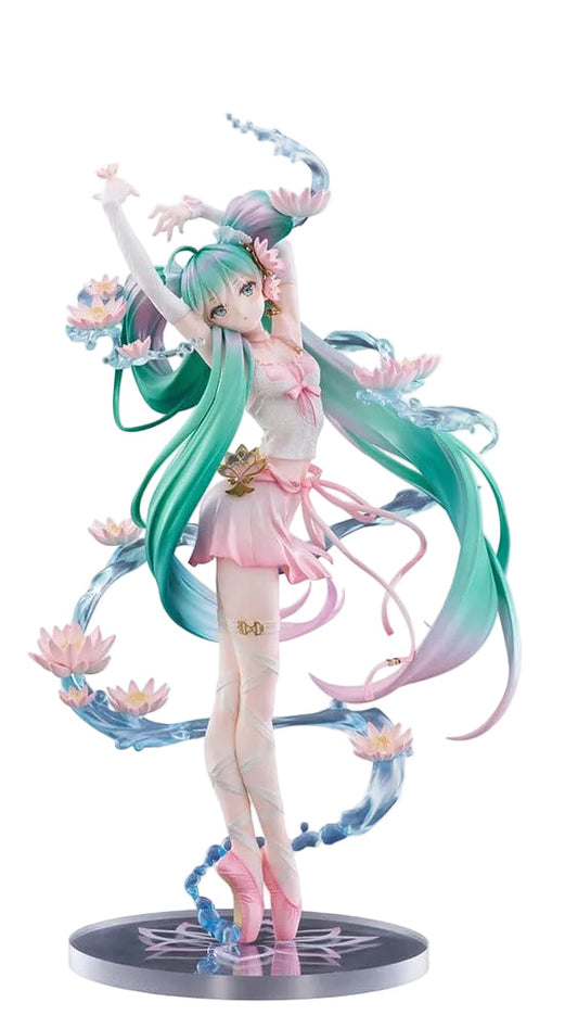 Hatsune Miku - Miku, F:NEX PVC Statue 1/7 Water Lily Ver. 27 cm