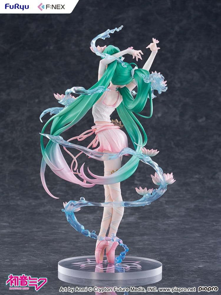 Hatsune Miku - Miku, F:NEX PVC Statue 1/7 Water Lily Ver. 27 cm