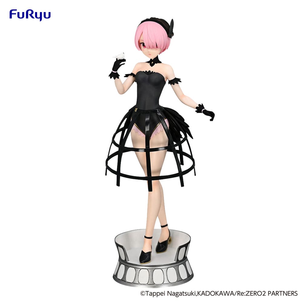 Re: Zero (Starting Life in Another World) - Ram, Exceed Creative PVC Statue Cage Dress 22 cm