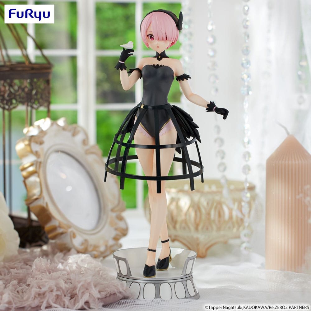 Re: Zero (Starting Life in Another World) - Ram, Exceed Creative PVC Statue Cage Dress 22 cm