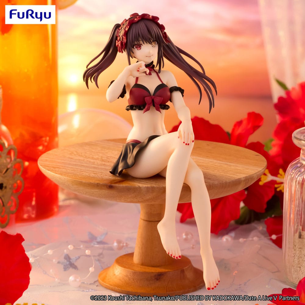Date A Live - Kurumi Tokisaki, Noodle Stopper PVC Statue Swimsuit Ver. 15 cm