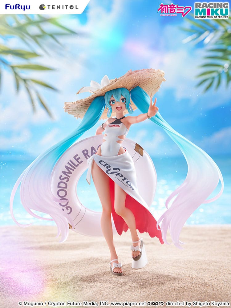Hatsune Miku - Racing Miku, GT Project Tenitol PVC Statue 2024: Tropical Ver. 21 cm