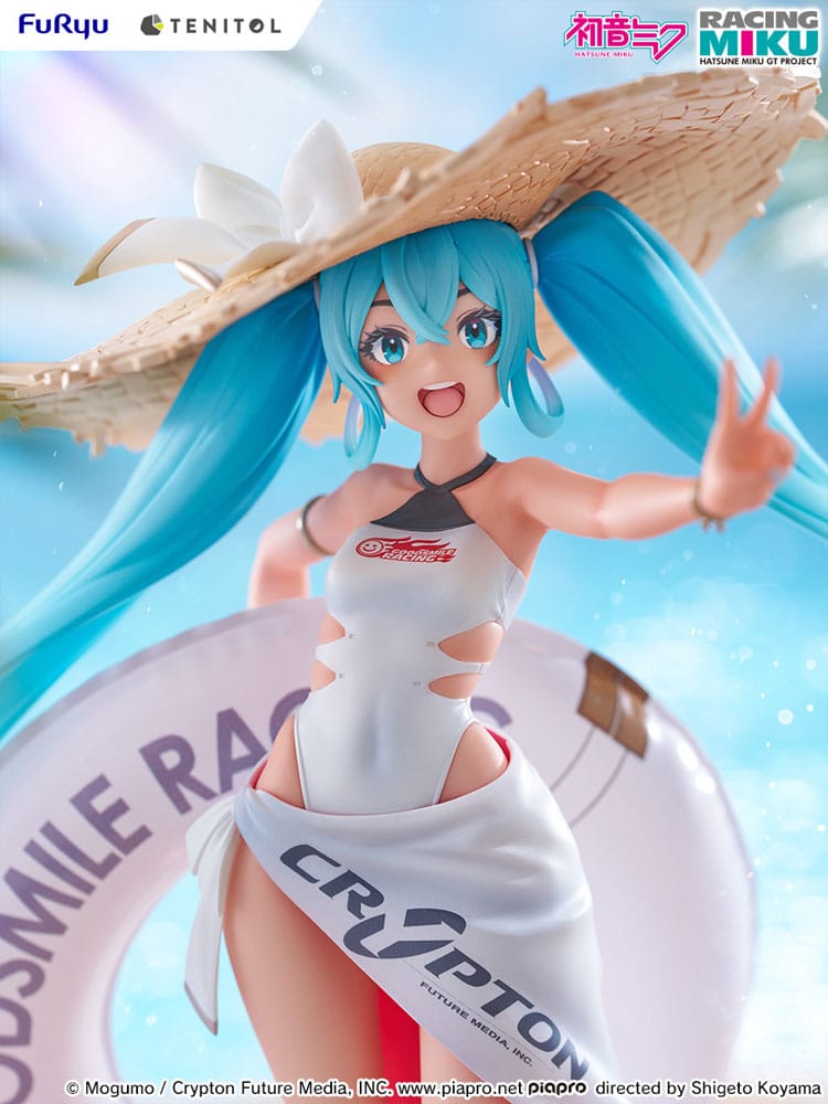 Hatsune Miku - Racing Miku, GT Project Tenitol PVC Statue 2024: Tropical Ver. 21 cm