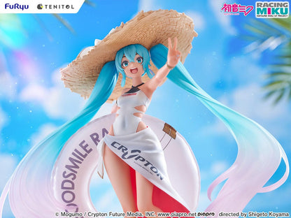 Hatsune Miku - Racing Miku, GT Project Tenitol PVC Statue 2024: Tropical Ver. 21 cm