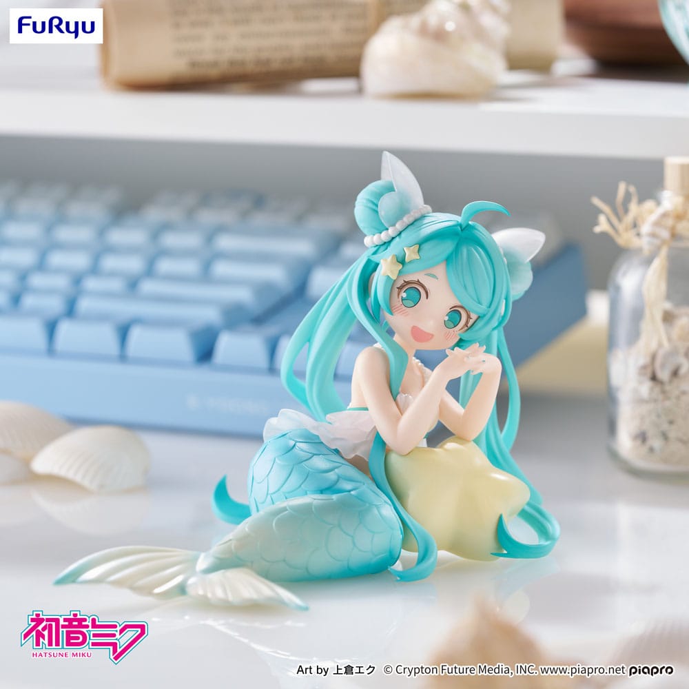 Hatsune Miku - Hatsune Miku Mermaid princess Ver., Desktop Fairy PVC Statue 9 cm