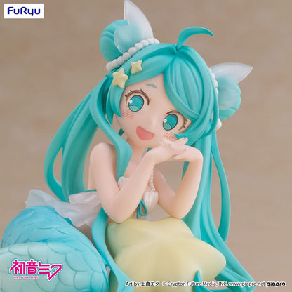 Hatsune Miku - Hatsune Miku Mermaid princess Ver., Desktop Fairy PVC Statue 9 cm