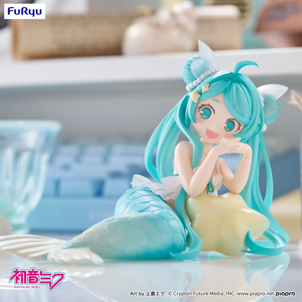 Hatsune Miku - Hatsune Miku Mermaid princess Ver., Desktop Fairy PVC Statue 9 cm