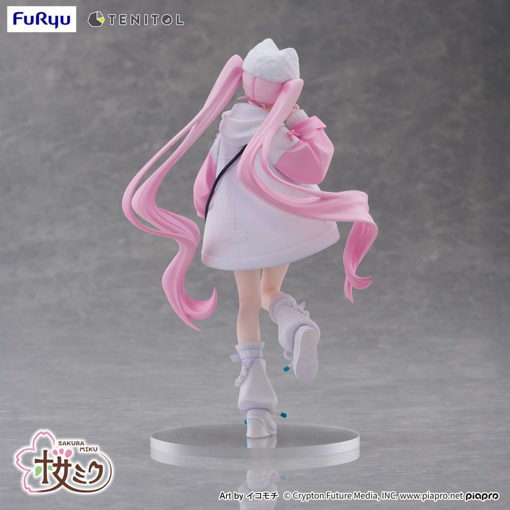 Hatsune Miku - Sakura Miku, Tenitol PVC Statue Sakura Cool style [petit] 19 cm