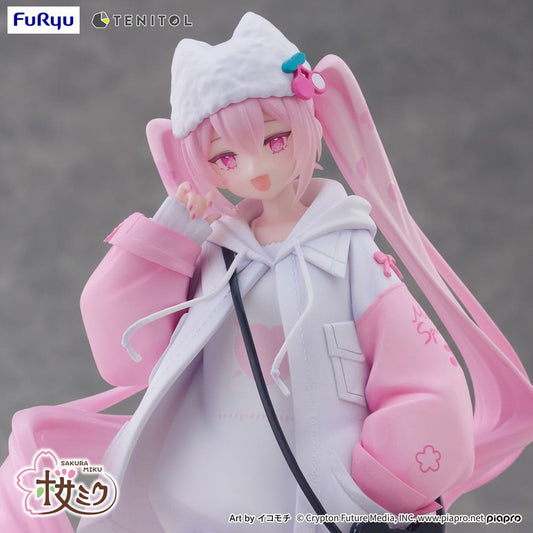 Hatsune Miku - Sakura Miku, Tenitol PVC Statue Sakura Cool style [petit] 19 cm