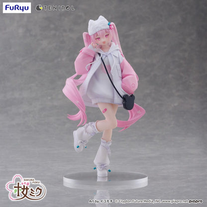 Hatsune Miku - Sakura Miku, Tenitol PVC Statue Sakura Cool style [petit] 19 cm