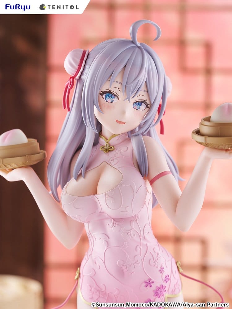 Alya Sometimes Hides Her Feelings in Russian - Alya Cheongsam,Tall PVC Figure (Tenitol)Ver. 29 cm