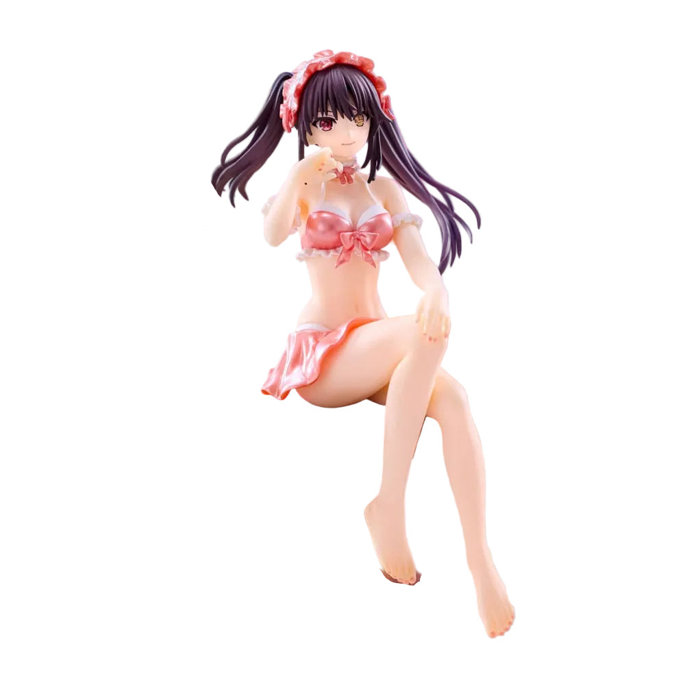 Date A Live V - Kurumi Tokisaki, Noodle Stopper PVC Statue Swimsuit Pastel Red Color Ver. 15 cm