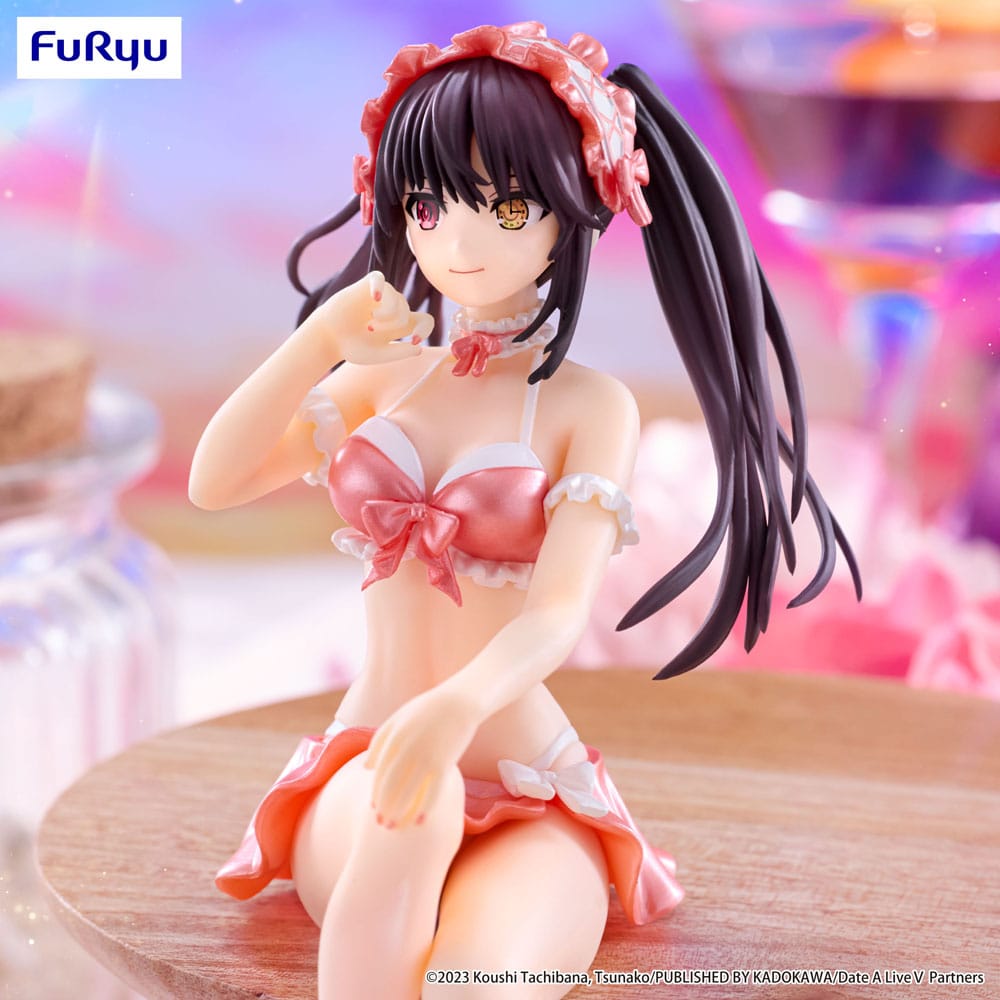 Date A Live V - Kurumi Tokisaki, Noodle Stopper PVC Statue Swimsuit Pastel Red Color Ver. 15 cm