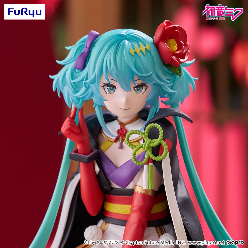 Hatsune Miku - Miku, Flower Fairy Camellia Noodle Stopper PVC Statue 15 cm