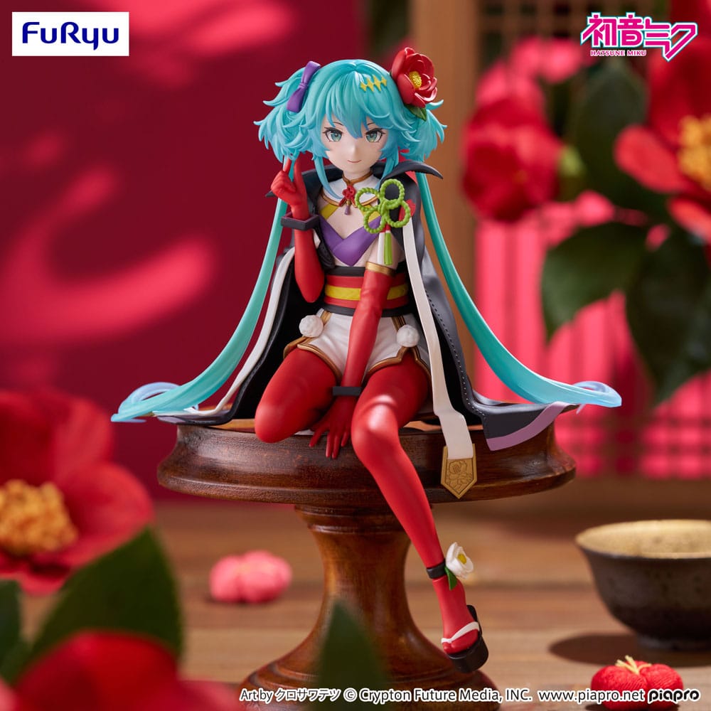 Hatsune Miku - Miku, Flower Fairy Camellia Noodle Stopper PVC Statue 15 cm