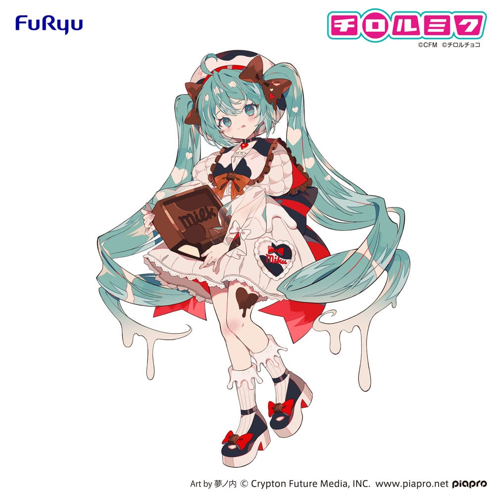 Hatsune Miku x Tirol Choco - Hatsune Miku, Milk Ver. Trio-Try-iT PVC Statue 18 cm