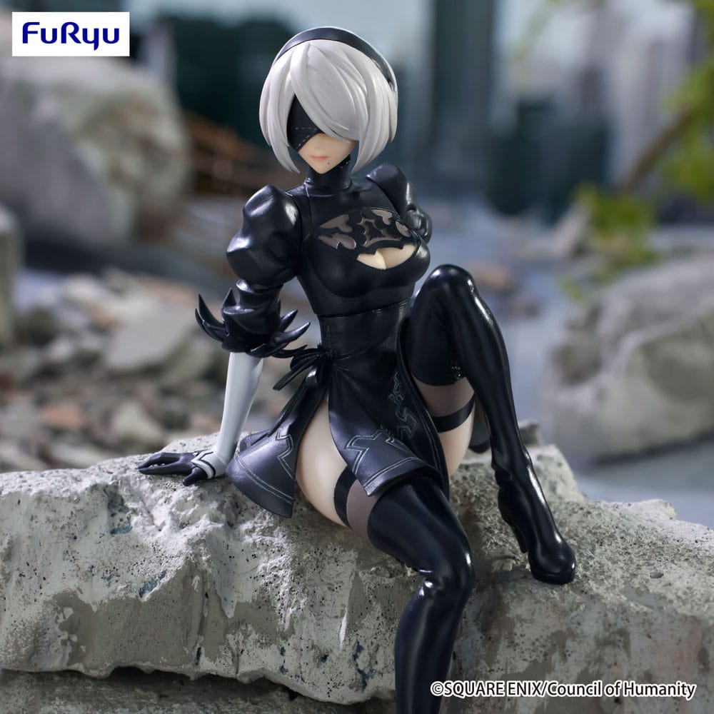 NieR:Automata - 2B, Ver1.1a Noodle Stopper PVC Statue YoRHa No.2 Type B 13 cm