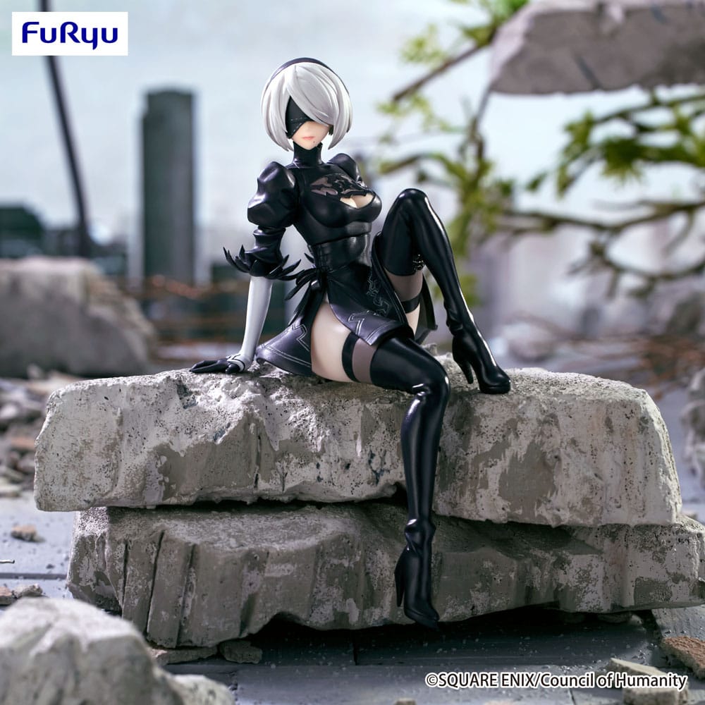 NieR:Automata - 2B, Ver1.1a Noodle Stopper PVC Statue YoRHa No.2 Type B 13 cm