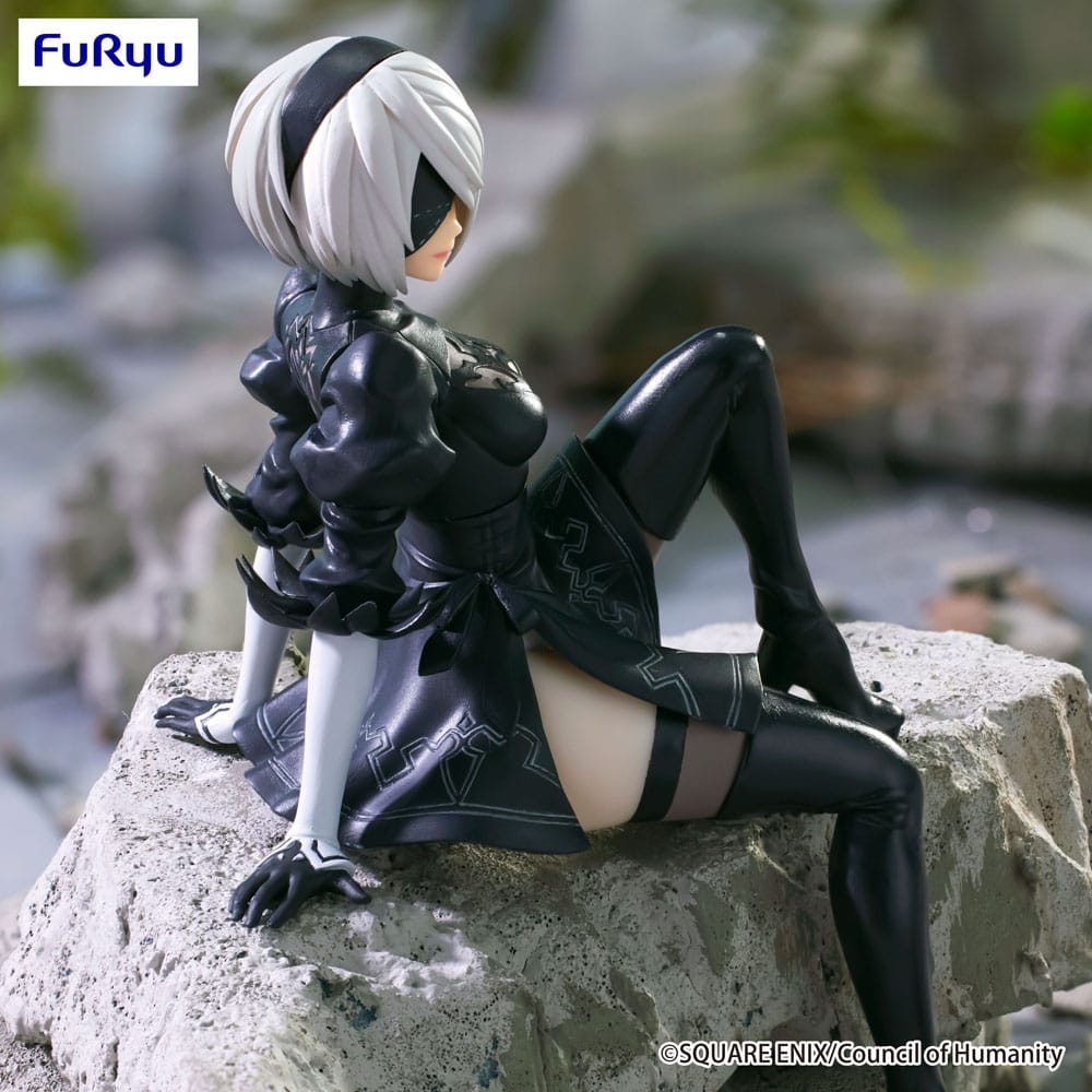 NieR:Automata - 2B, Ver1.1a Noodle Stopper PVC Statue YoRHa No.2 Type B 13 cm