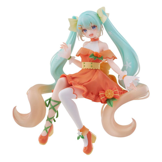 Hatsune Miku - Hatsune Miku, Noodle Stopper PVC Statue Citrus Ver. 14 cm