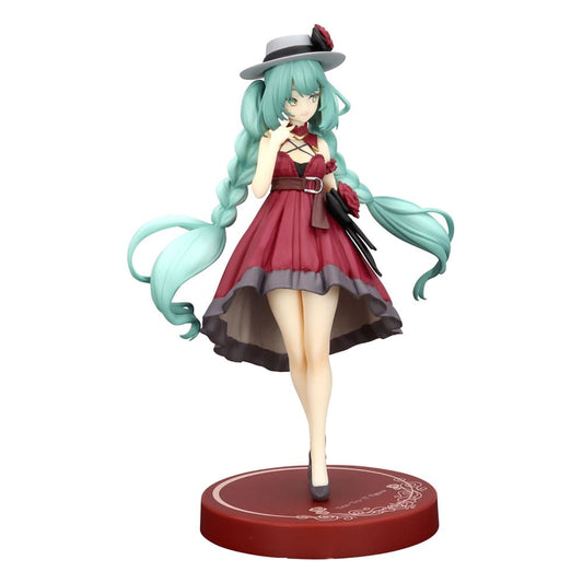 Hatsune Miku - Hatsune Miku, Trio-Try-iT PVC Statue Outing Dress Red Color Ver. 19 cm