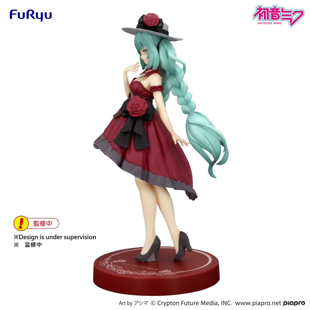 Hatsune Miku - Hatsune Miku, Trio-Try-iT PVC Statue  Outing Dress Red Color Ver. 19 cm