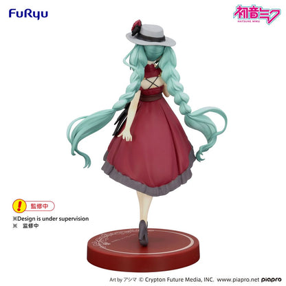 Hatsune Miku - Hatsune Miku, Trio-Try-iT PVC Statue  Outing Dress Red Color Ver. 19 cm