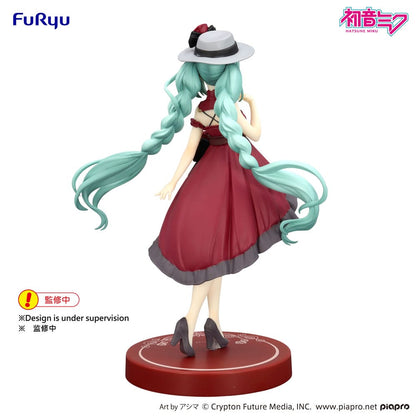 Hatsune Miku - Hatsune Miku, Trio-Try-iT PVC Statue  Outing Dress Red Color Ver. 19 cm