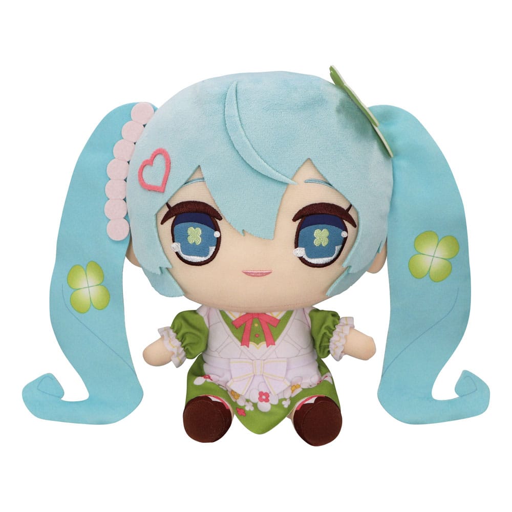 Hatsune Miku - Miku, Kyurumaru Big Plüschfigur Clover 26 cm