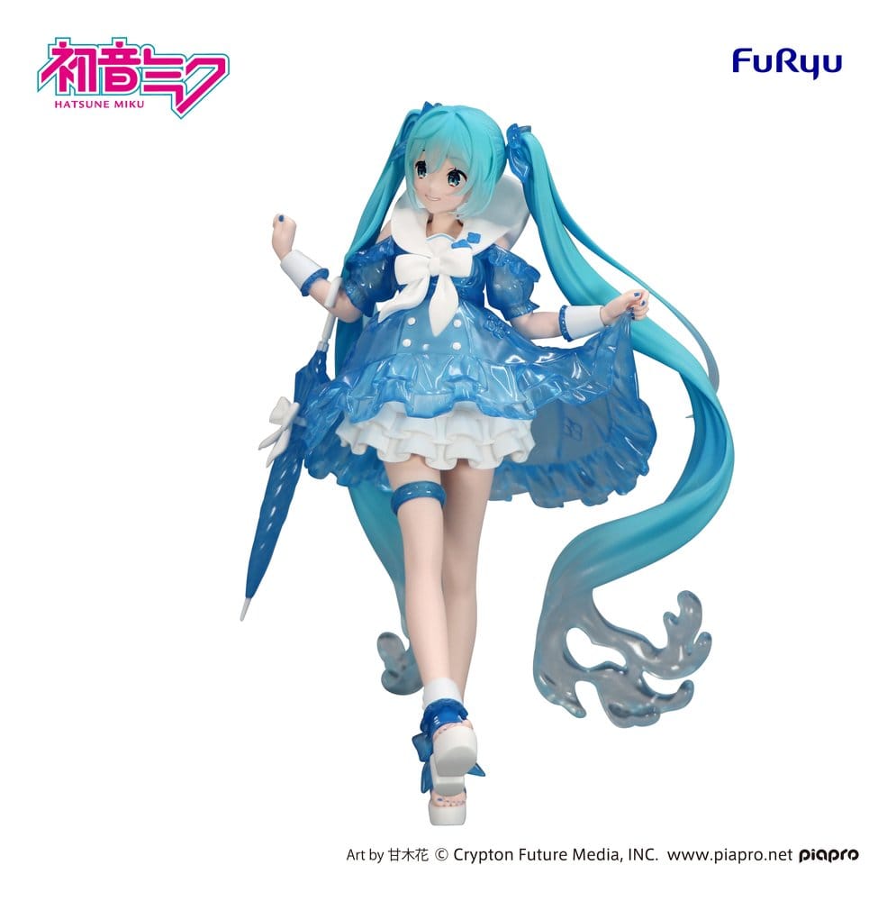 Hatsune Miku - Miku, Rainy Dance Trio-Try-iT PVC Statue 19 cm
