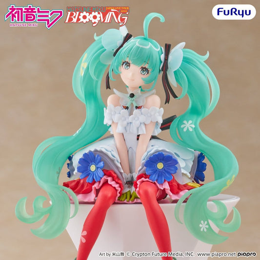 Hatsune Miku - Hatsune Miku, Noodle Stopper PVC Statue Japan Live Tour 2025 Blooming 14 cm