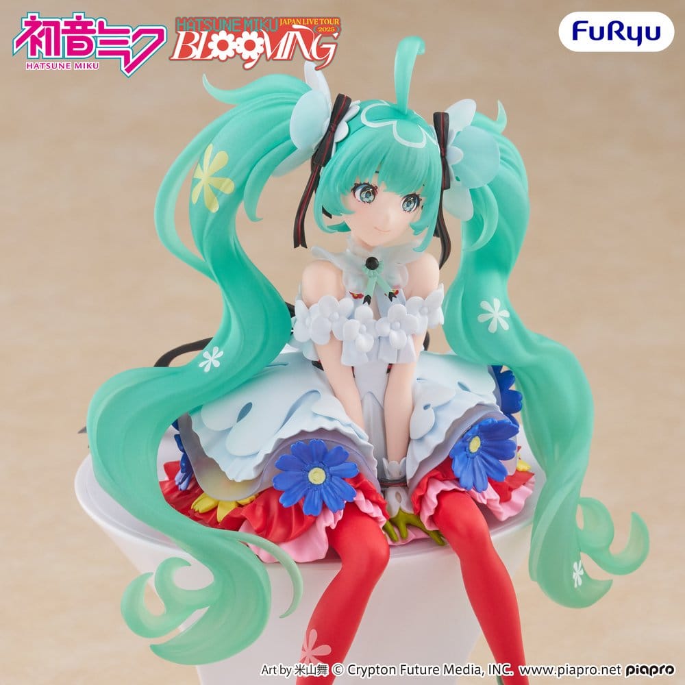 Hatsune Miku - Hatsune Miku, Noodle Stopper PVC Statue Japan Live Tour 2025 Blooming 14 cm