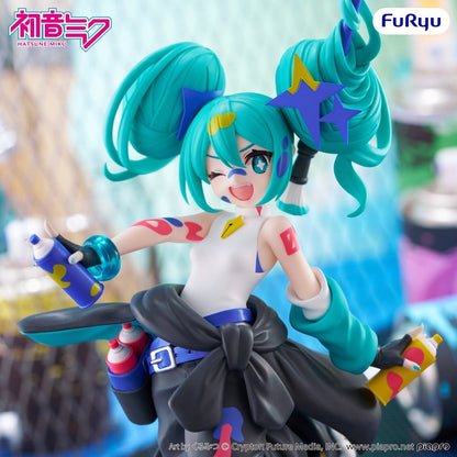 Hatsune Miku - Miku, Muchute PVC Statue Paint Girl Another Color Ver. 23 cm