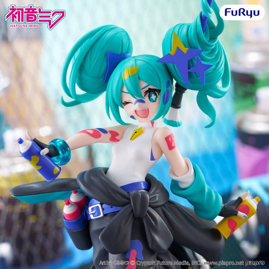 Hatsune Miku - Miku, Muchute PVC Statue Paint Girl Another Color Ver. 23 cm