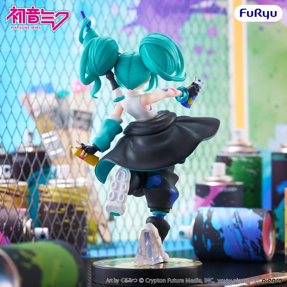 Hatsune Miku - Miku, Muchute PVC Statue Paint Girl Another Color Ver. 23 cm