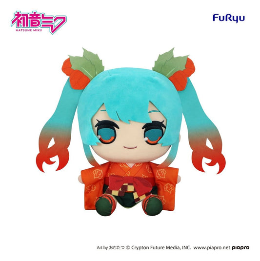 Hatsune Miku - Miku, Kyurumaru Big Plush Figure Flower Fairy Winter Cherry Ver. 29 cm