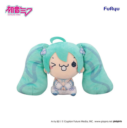 Hatsune Miku - Miku, Mochipico Plüschfigur Nemophila C 15 cm
