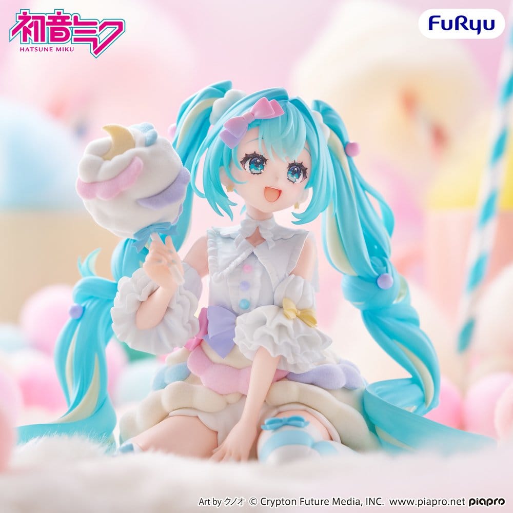 Hatsune Miku - Miku, melffy PVC Figur Sugar Cloud 11 cm