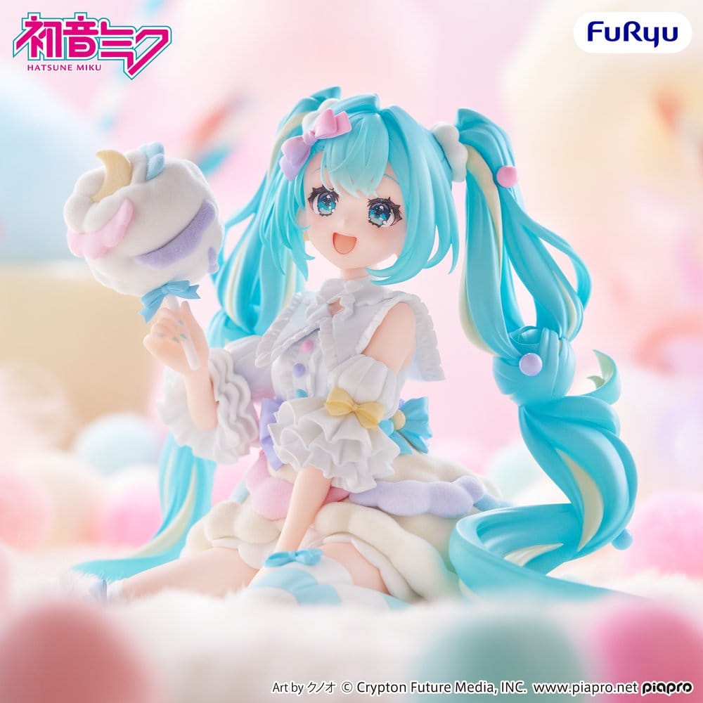 Hatsune Miku - Miku, melffy PVC Figur Sugar Cloud 11 cm