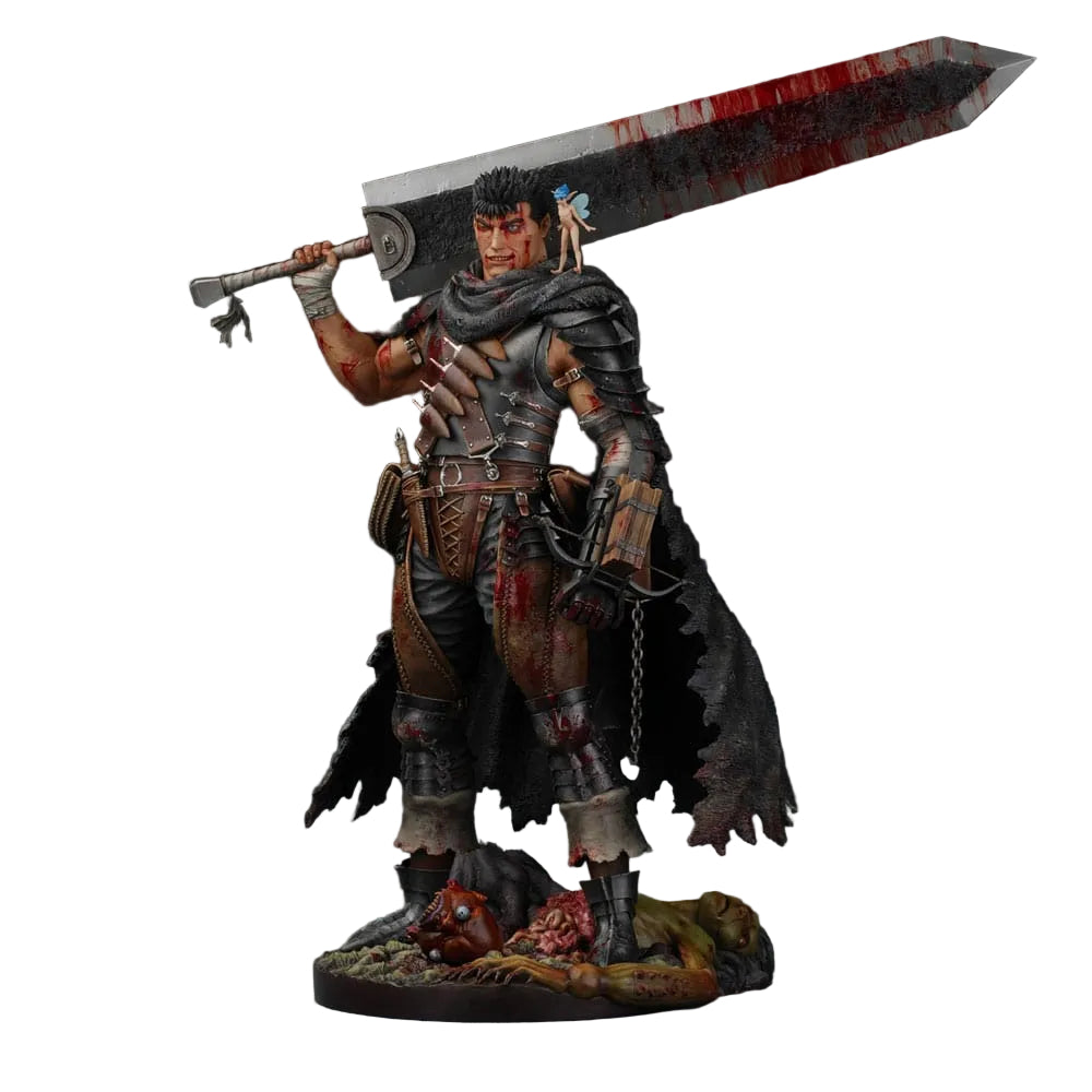 Berserk - Guts, 1/6 Scale Statue Lost Children Arc The Black Swordsman Redecoration Ver. 38 cm
