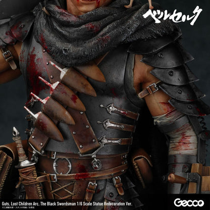 Berserk - Guts, 1/6 Scale Statue Lost Children Arc The Black Swordsman Redecoration Ver. 38 cm