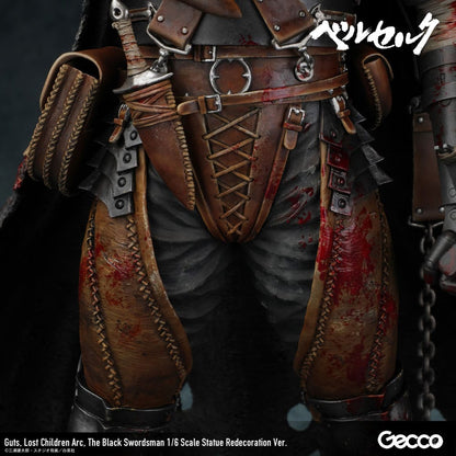 Berserk - Guts, 1/6 Scale Statue Lost Children Arc The Black Swordsman Redecoration Ver. 38 cm