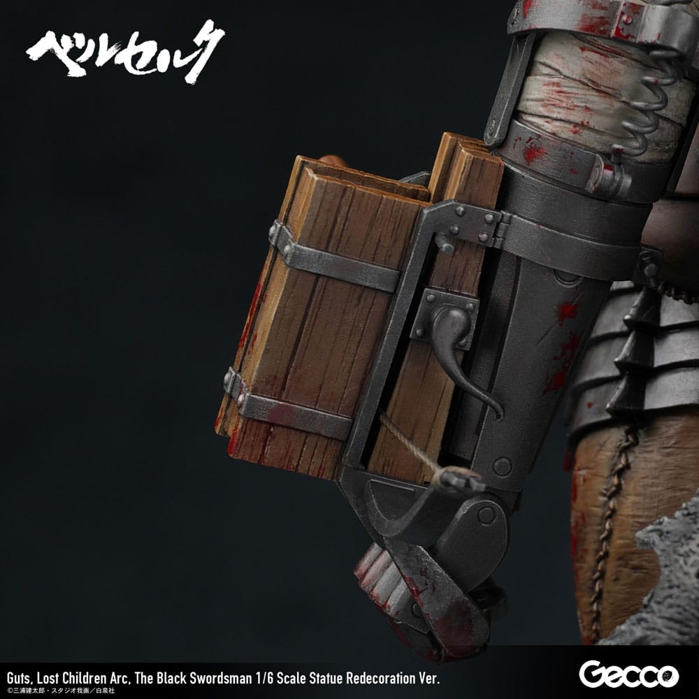 Berserk - Guts, 1/6 Scale Statue Lost Children Arc The Black Swordsman Redecoration Ver. 38 cm