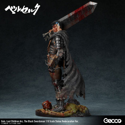 Berserk - Guts, 1/6 Scale Statue Lost Children Arc The Black Swordsman Redecoration Ver. 38 cm