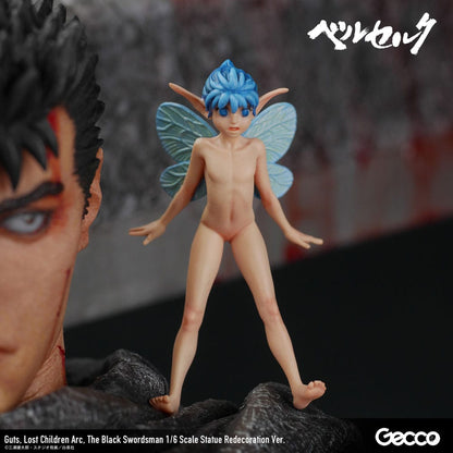 Berserk - Guts, 1/6 Scale Statue Lost Children Arc The Black Swordsman Redecoration Ver. 38 cm
