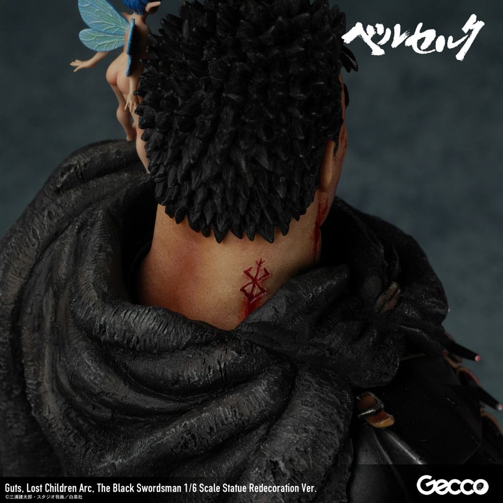 Berserk - Guts, 1/6 Scale Statue Lost Children Arc The Black Swordsman Redecoration Ver. 38 cm