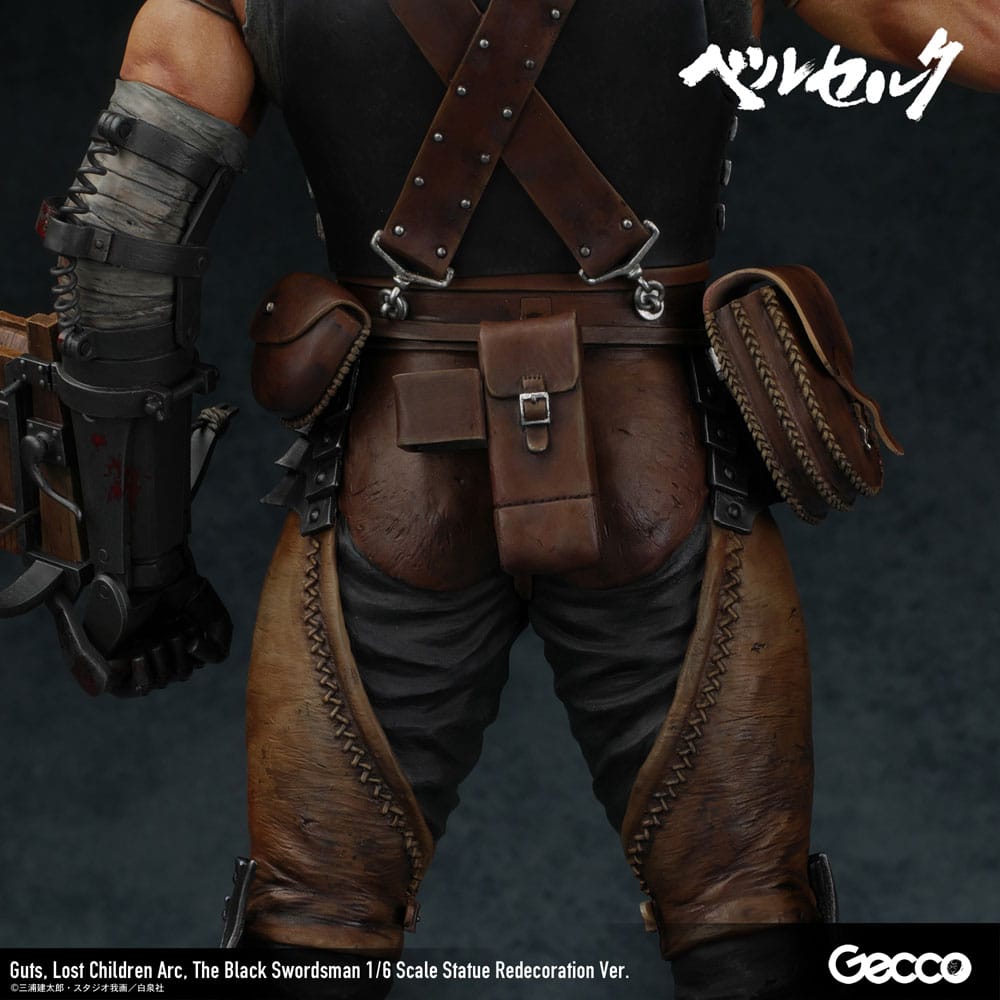 Berserk - Guts, 1/6 Scale Statue Lost Children Arc The Black Swordsman Redecoration Ver. 38 cm