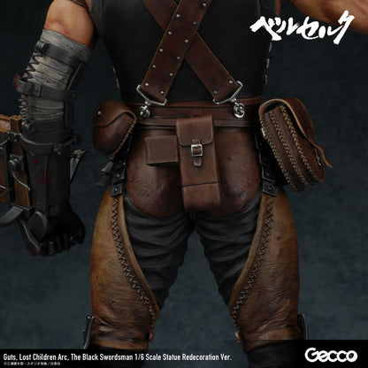 Berserk - Guts, 1/6 Scale Statue Lost Children Arc The Black Swordsman Redecoration Ver. 38 cm